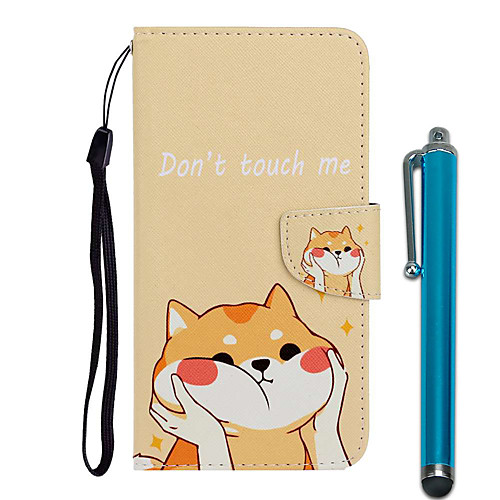 

Case For Samsung Galaxy Galaxy S10 / Galaxy S10 Plus / Galaxy S10 E Wallet / Card Holder / with Stand Full Body Cases Dog PU Leather / TPU