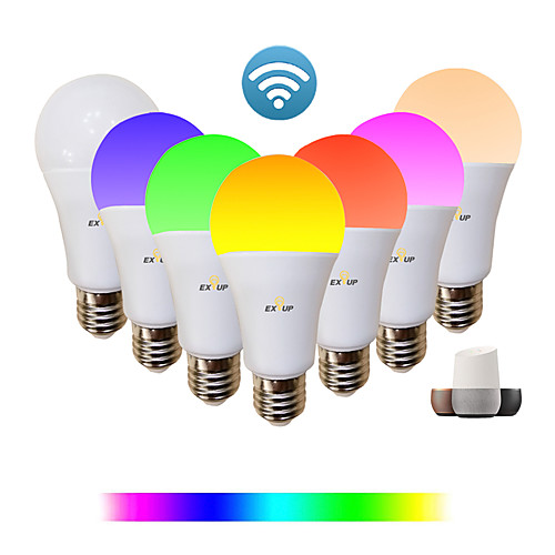 

1pc 9 W LED Smart Bulbs 810 lm E26 / E27 A60(A19) 34 LED Beads SMD 2835 APP Control Smart Timing RGB&CW 85-265 V / Dimmable