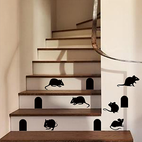 

Landscape / Animals Wall Stickers Animal Wall Stickers Decorative Wall Stickers, PVC Home Decoration Wall Decal Wall Decoration 1pc 5816cm