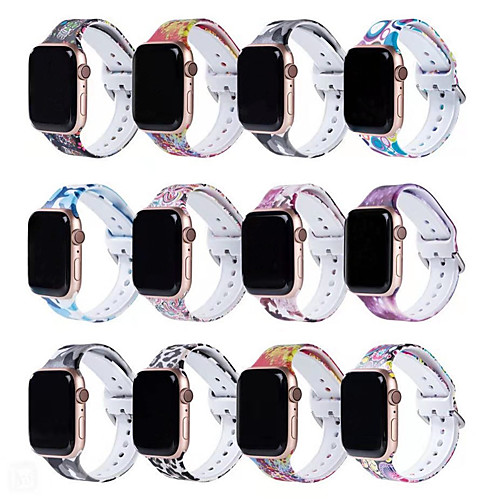 

Apple Watch Band 38mm 40mm 42mm 44mm Fadeless Pattern Printed Bands for iWatch Band Strap Series 5/4/3/2/1