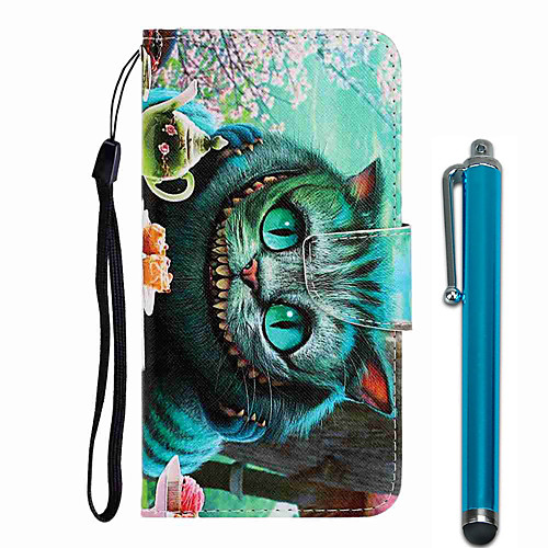 

Case For Samsung Galaxy Galaxy S10 / Galaxy S10 Plus / Galaxy S10 E Wallet / Card Holder / with Stand Full Body Cases Cat PU Leather / TPU