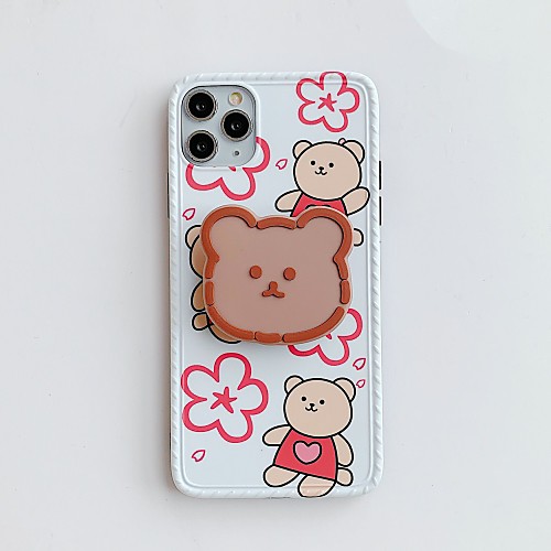

Case For Apple iPhone 11 / iPhone 11 Pro / iPhone 11 Pro Max with Stand / Pattern Back Cover Animal / Cartoon TPU