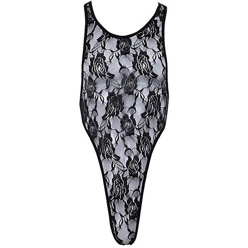 

Men's Lace Super Sexy Bodysuits Nightwear Solid Colored Blue / Yellow / Wine One-Size / Summer