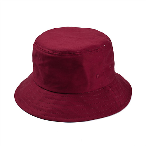 

Fishing Hat Fisherman Hat Hiking Hat Hat 1 PCS Portable Sunscreen UV Resistant Breathable Solid Color Cotton Autumn / Fall Spring Summer for Men's Women's Camping / Hiking Hunting Fishing Yellow Red