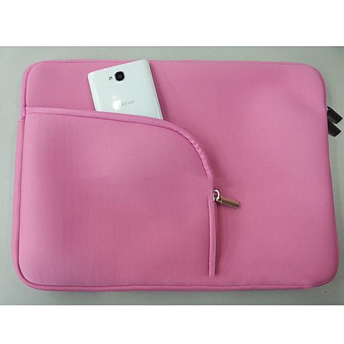 

1Pc Laptop Inner Case Double-Layer Thickened Inner Super Soft Velour/Extra Thin And Thick Zipper Bag