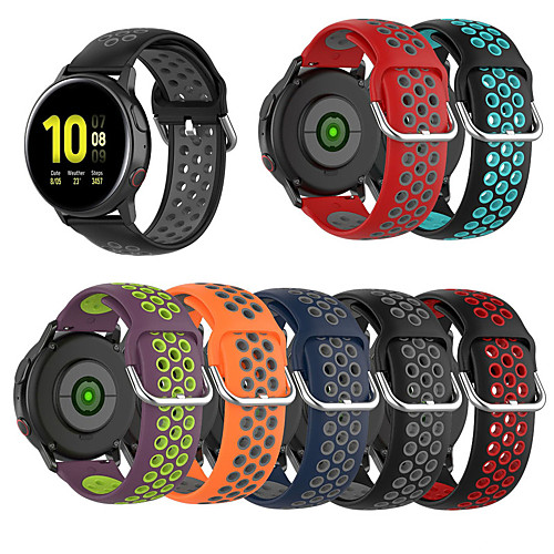 

Silicone Watchband for Samsung Galaxy Watch 42mm / active / active2 / Gear Sport /S2 classic Strap Band Bracelet