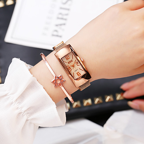 

Women's Quartz Watches Fashion Rose Gold Alloy Chinese Quartz Blue White Black Casual Watch 1 pc Analog One Year Battery Life
