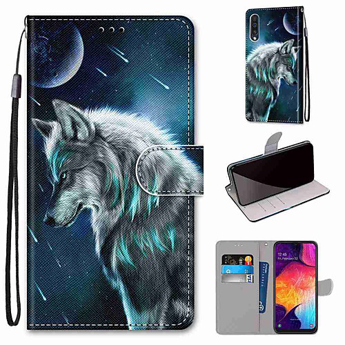

Case For Samsung Galaxy S20 / S20 Plus / S20 Ultra Wallet / Card Holder / with Stand Full Body Cases Wolf PU Leather / TPU for A51 / A71 / A81 / A91 / A01 / A21 / A50(2019) / A30s(2019) / A30(2019)