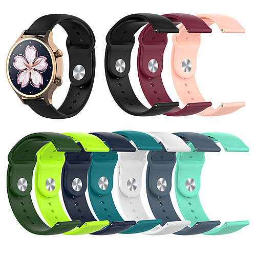 

18mm Silicone Watchband for Huawei Fit / Honor S1 / Watch 1 / Huawei B5 Smartwatch Strap Band Bracelet