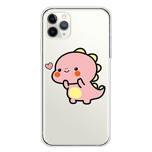 

Case For Apple iPhone 11/11 Pro/11 Pro Max/XS/XR/XS Max/8 Plus/7 Plus/6S Plus/8/7/6/6s/SE/5/5S Transparent Pattern Back Cover Pink Disdain expression Soft TPU