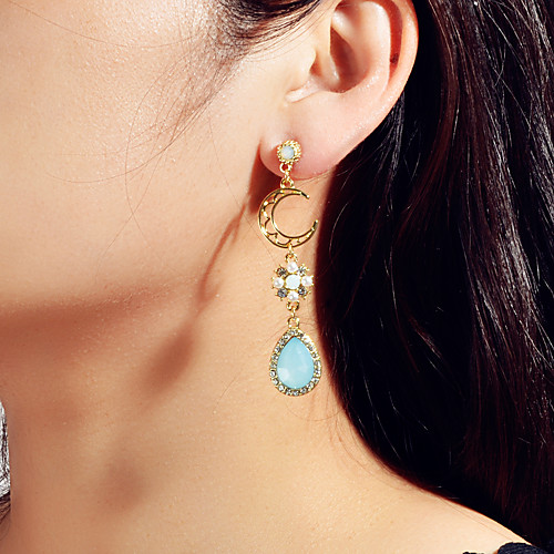 

Women's Earrings Geometrical Wedding Basic Elegant Boho Baroque French Earrings Jewelry Blue For Party Evening Engagement Birthday Beach Promise 1 Pair