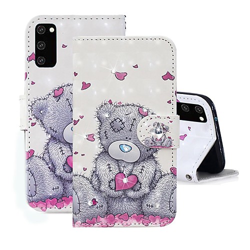 

Case For Samsung Galaxy A91 / M80S / Galaxy A81 / M60S / S20 Plus Wallet / Rhinestone / with Stand Full Body Cases Panda PU Leather For Samsung Galaxy S20 Ultra/A01/A11/A21/A41/A70E