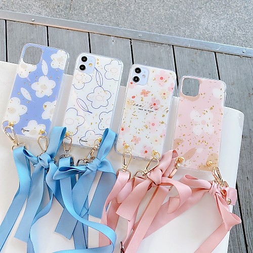 

Case For Apple iPhone 11 / iPhone 11 Pro / iPhone 11 Pro Max Shockproof Back Cover Flower TPU