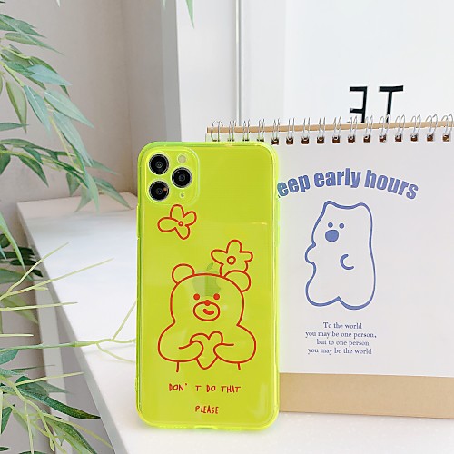 

Case For Apple iPhone 11 / iPhone 11 Pro / iPhone 11 Pro Max Shockproof Back Cover Cartoon TPU