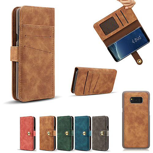 

Case For Samsung Galaxy S9 / S8 Plus / Note 9 Shockproof / Pattern Full Body Cases Tile / Scenery PU Leather / TPU