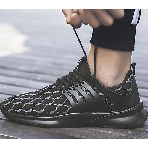 

Men's Summer Outdoor Trainers / Athletic Shoes PU Non-slipping Red / White / Black