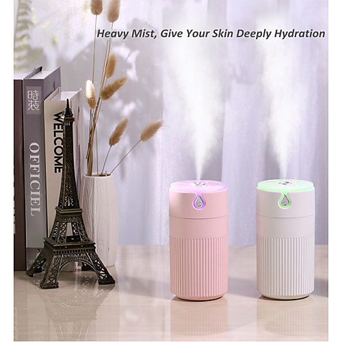 

420ml Cool Leaf Air Humidifier USB Essential Oil Diffuser For Home Office Aromatherapy Humidificador Difusor LED nightLight Lamp