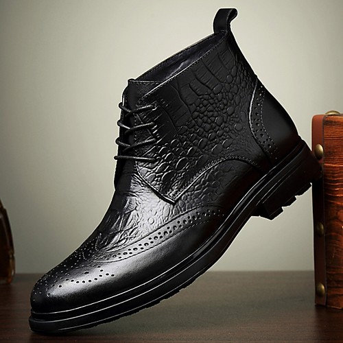 

Men's Spring & Summer Classic Daily Boots PU Black