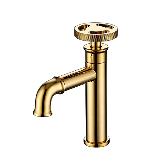 

Bathroom Sink Faucet - Standard Electroplated Other Single Handle One HoleBath Taps