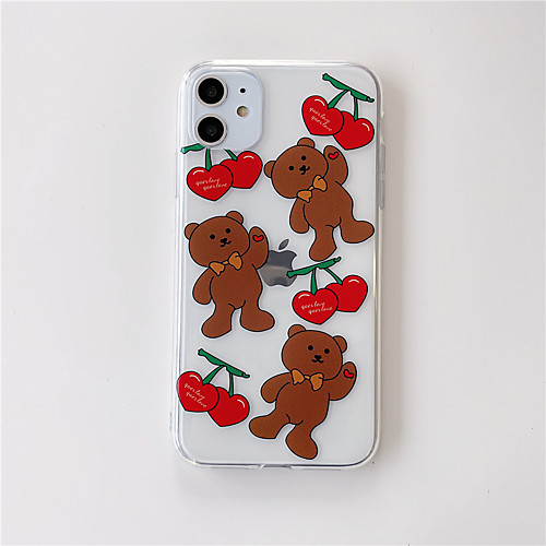 

Case For Apple iphone 11/pro11proMax/x/XS/XR/XSMax/8p/8/7P/7/SE(2020)Cover TPU Cartoon transparent iphone case