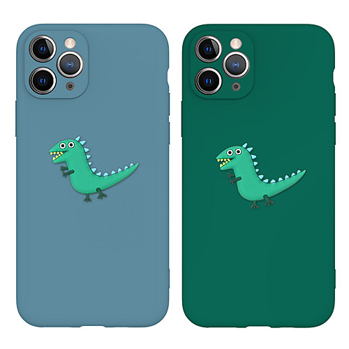 

Case With (HD)Tempered Glass Front Screen Protector For Apple iPhone 11 /11 Pro /11 Pro Max /SE 2020 Frosted Cover 3D Dinosaur TPU for iPhone 7/7P/ 6 /6p/XS/XR/XS MAX