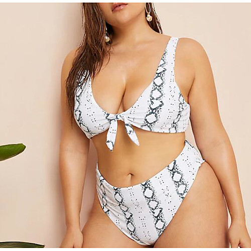 

Women's Basic Blushing Pink Green Halter One-piece Swimwear Swimsuit - Floral Print L XL 2XL Blushing Pink