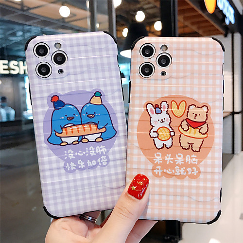 

Shockproof IMD TPU Cartoon Pattern for Apple iPhone Case 11 Pro Max X XR XS Max 8 Plus 7 Plus 6 Plus SE(2020) Back Cover