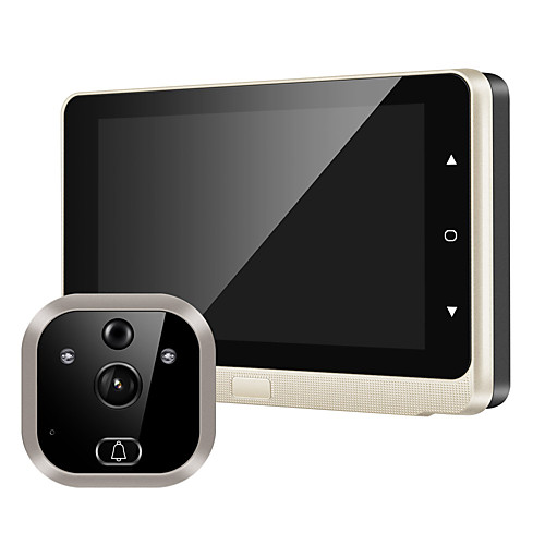 

5-inch high-definition electronic cat's eye video doorbell camera video camera mobile sensor infrared wide-angle