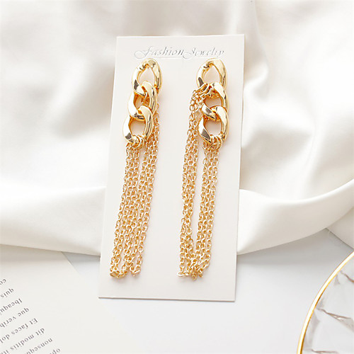 

Women's Earrings Holiday Wedding Birthday Romantic Earrings Jewelry Gold For Date Street Festival 1 Pair