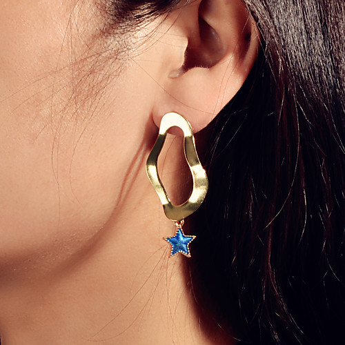

Women's Earrings Pear Cut Wedding Precious Punk Rock Fashion Modern Africa Earrings Jewelry Gold For Wedding Engagement Prom Birthday Festival 1 Pair