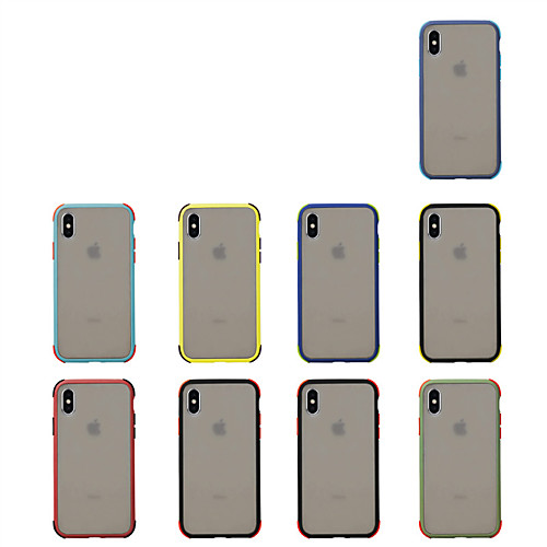 

Case For Apple iPhone 11 / iPhone 11 Pro / iPhone 11 Pro Max Shockproof Back Cover Solid Colored Plastic