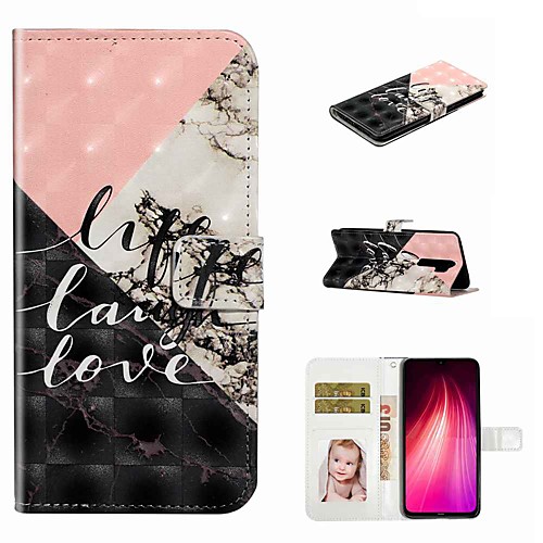 

Case For Xiaomi Xiaomi Redmi Note 8 / Xiaomi Redmi Note 8 Pro / Redmi K20 Pro Wallet / Card Holder / with Stand Full Body Cases Marble PU Leather / TPU for Redmi Note 7 / Note 7 Pro / Redmi 7A