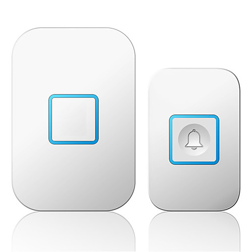 

CACAZI A88 1 Receiver 1 Transmitter EU US UK AU Plug 300M Remote Control Waterproof Intelligent Indicator Light Wireless Doorbell