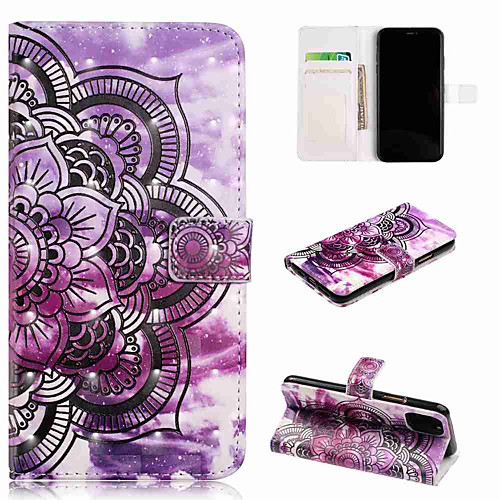 

Case For Apple iPhone 11 / iPhone 11 Pro / iPhone 11 Pro Max Wallet / Card Holder / with Stand Full Body Cases Mandala PU Leather / TPU for iPhone SE (2020) / 8 / 8 Plus / X / XS / XR / Xs Max