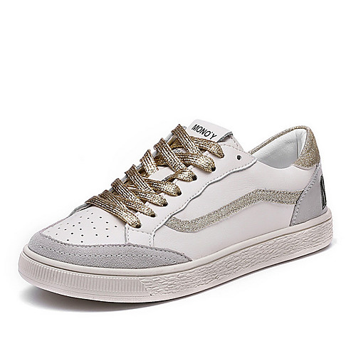 

Women's Sneakers Summer Platform Closed Toe Daily PU Black / Gold / Gray