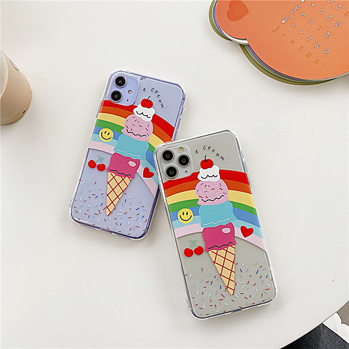 

Case For Apple iphone 11/pro11proMax/x/XS/XR/XSMax/8p/8/7P/7/SE(2020) Cover TPU Cartoon transparent iphone case