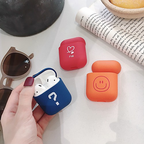 

Qi Wireless Charging Cover Case Simple Style Apple Airpods 2 Apple Airpods Pro Scratch-proof Plastic Shell