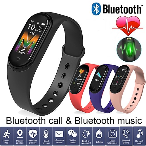 

LM5 Smart Bracelet Heart Rate Monitor Wristband Blood Pressure Fsleep Monitoring Bluetooth Call Watch PK Mi 4 Band for Huawei Android IOS