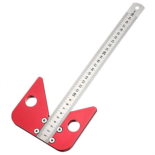

Scriber 45 Degrees Angle Line Caliber Ruler Wood Measuring Scribe Tool Woodworking Center