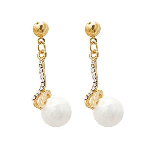 

Women's Earrings Holiday Wedding Birthday Romantic Earrings Jewelry Gold For Date Street Festival 1 Pair