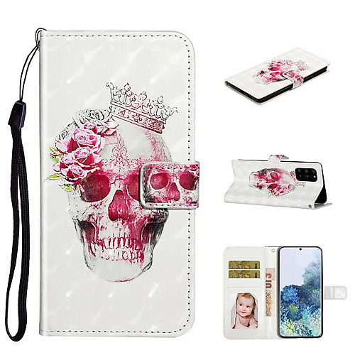 

Case For Samsung Galaxy S20 Ultra S20 Plus Phone Case PU Leather Material 3D Painted Pattern Phone Case for S20 S10 Plus S10 S9 Plus S9 S8 Plus S8