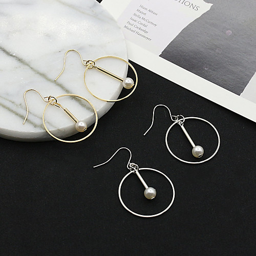 

Women's Earrings Holiday Wedding Birthday Romantic Earrings Jewelry Gold / Silver For Date Street Festival 1 Pair