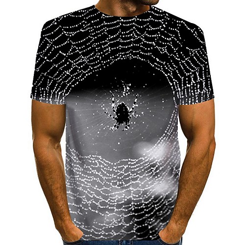 

Men's Geometric Graphic T-shirt Daily Wine / White / Blue / Yellow / Gray / Light Blue