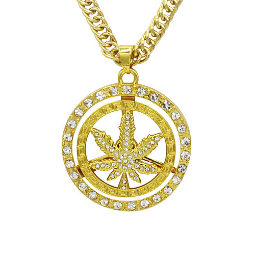 

Men's Necklace Statement Unique Design Trendy Fashion Chrome Gold 75 cm Necklace Jewelry 1pc For Party Evening Sport Street