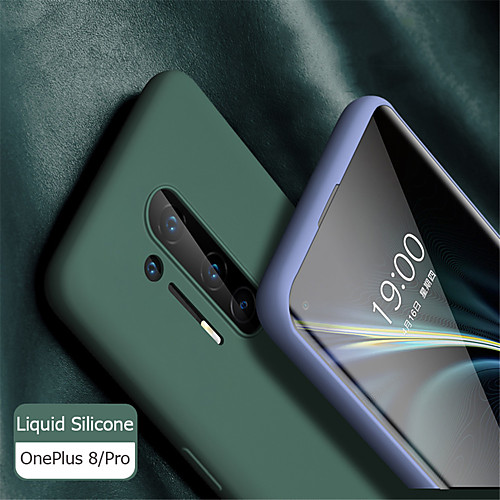 

Liquid Silicone Phone Cases For Oneplus 8 / 8 Pro Luxury Cover One Plus 7 Pro / OnePlus 7 Bumper Oneplus7T Oneplus 7T Pro Protection