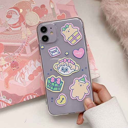 

Case For Apple iPhone 11 / iPhone 11 Pro / iPhone 11 Pro Max Shockproof Back Cover Cartoon TPU