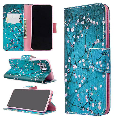

Case For Huawei P40 Pro P40 lite Phone Case PU Leather Material Painted Pattern Phone Case for P40 lite E P30 lite P30 Pro P30 P20 lite P20 Pro