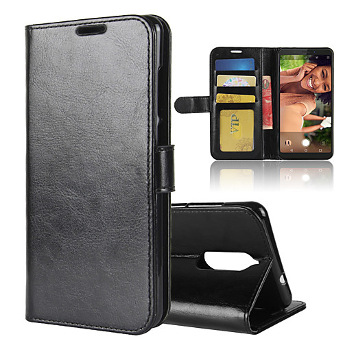 

Case For Wiko Wiko View 3 / Wiko Harry 2 / Wiko View Go Wallet / Card Holder / Shockproof Full Body Cases Solid Colored PU Leather