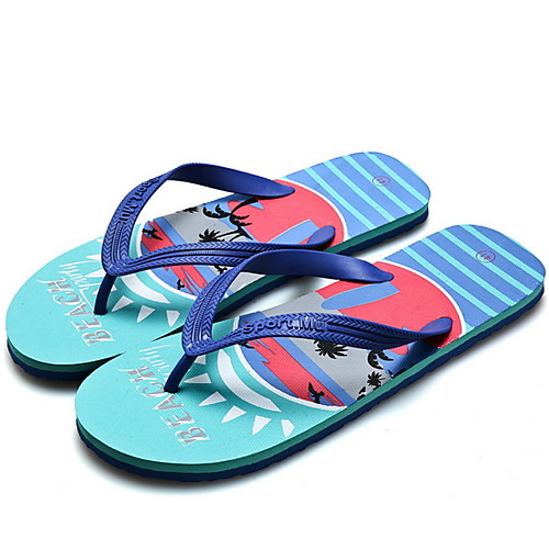 

Unisex Summer Outdoor Slippers & Flip-Flops PU Non-slipping Rainbow Camouflage