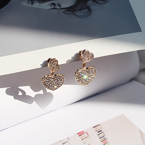 

Women's Earrings Holiday Wedding Birthday Romantic Earrings Jewelry Rose Gold / Gold / Silver For Date Street Festival 1 Pair